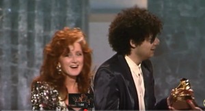 Bonnie Raitt and Don Was receive GRAMMY awards for Album of the Year - Photo courtesy CBS